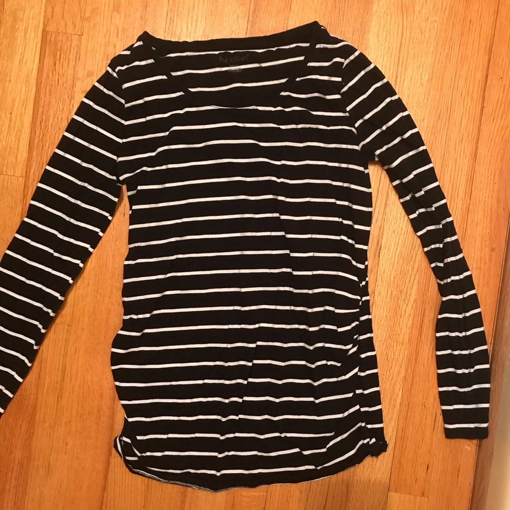 BumpStart Black & White Longsleeve T